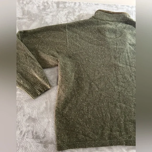 Woolrich quarter zip green sweater - Picture 10 of 11